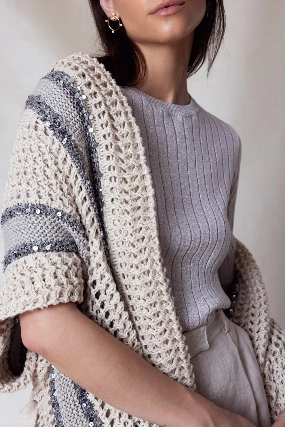 Dazzling Stripe Cardigan - Image 3