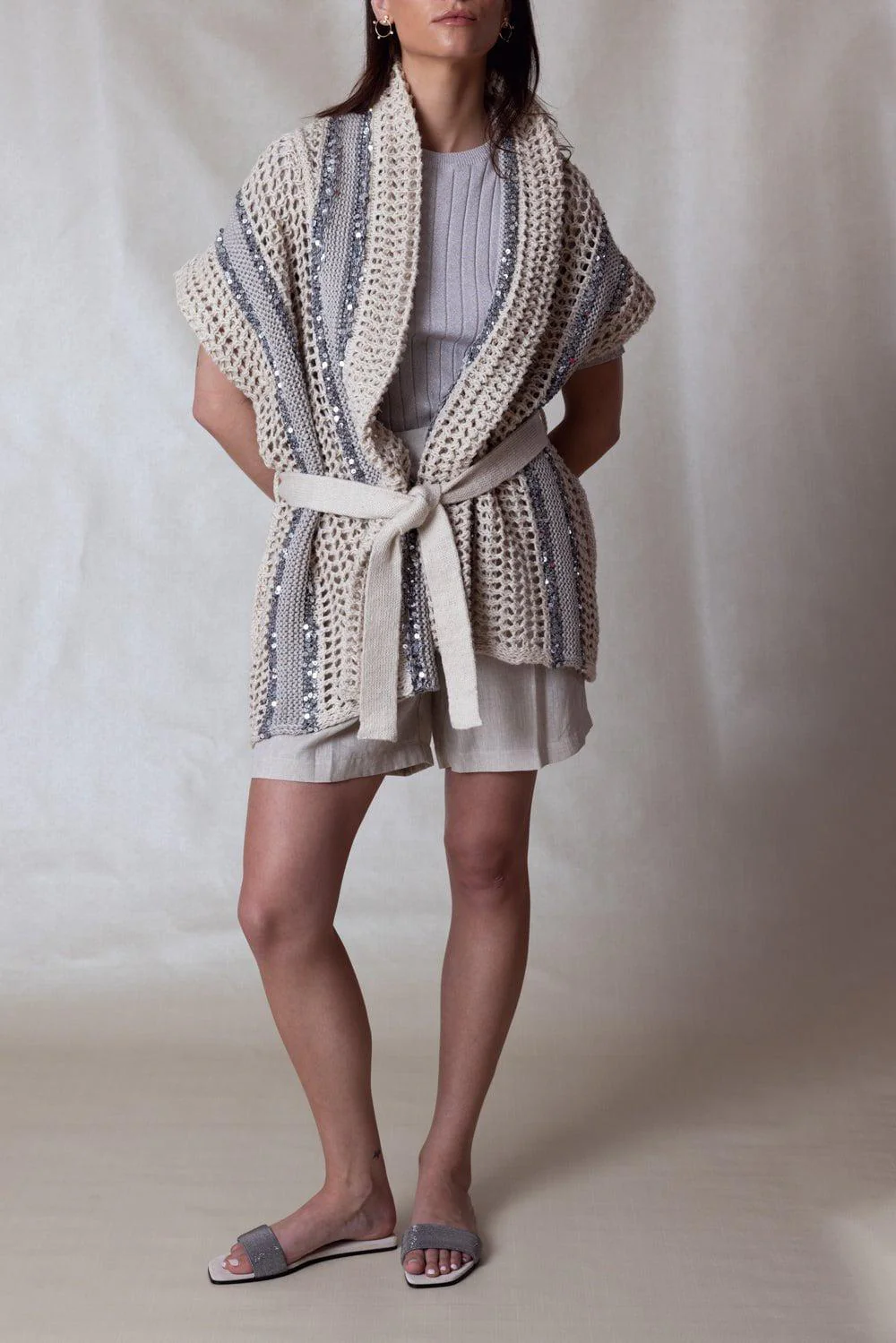 Dazzling Stripe Cardigan - Image 4