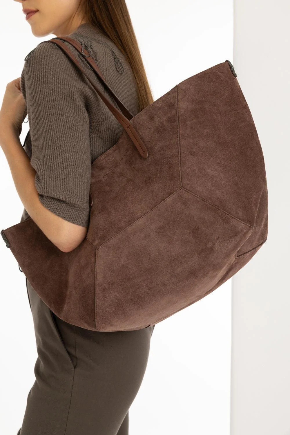 DC Duo Bag - Burgundy Suede - Image 2