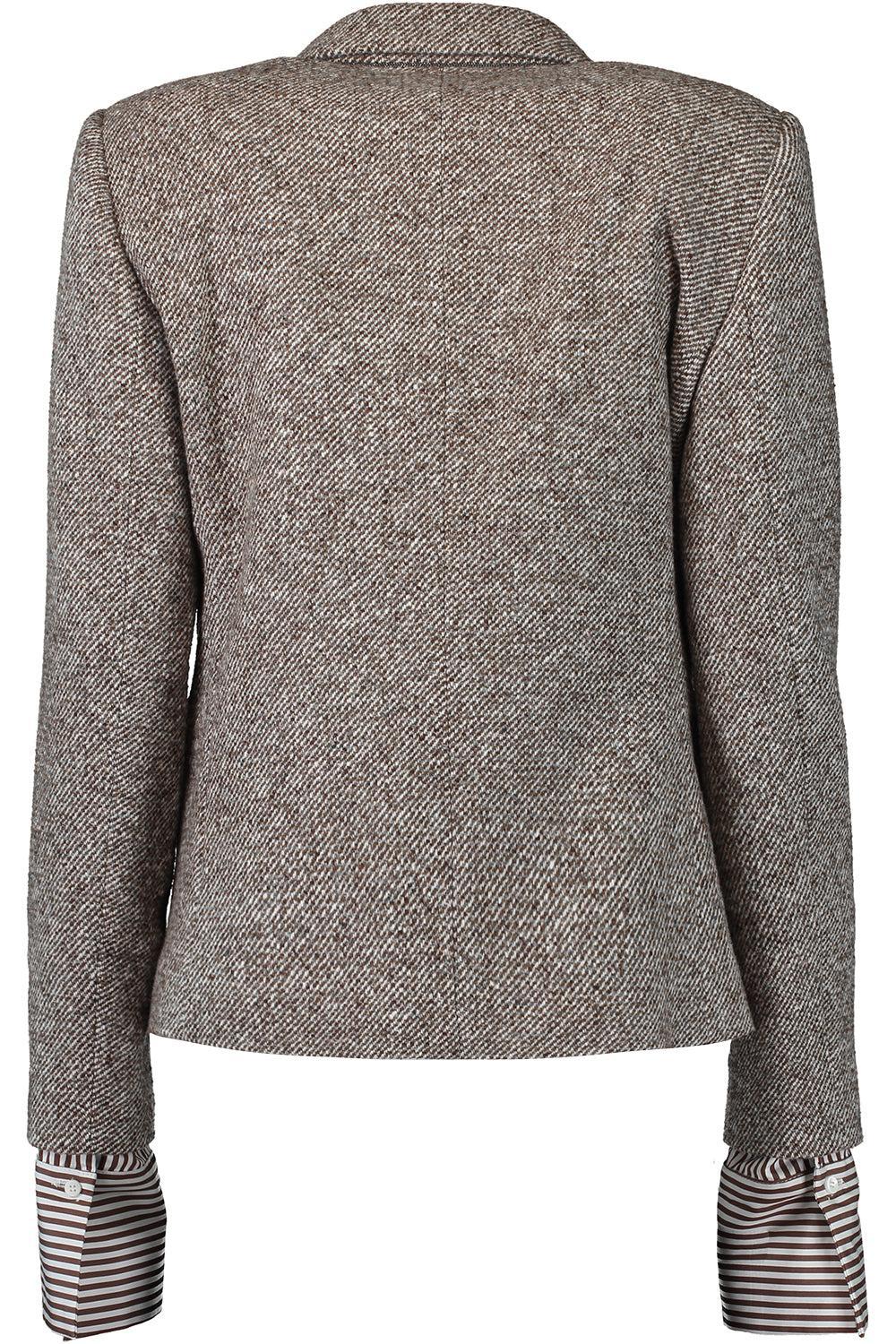 Diagonal Double Breasted Blazer - Image 5