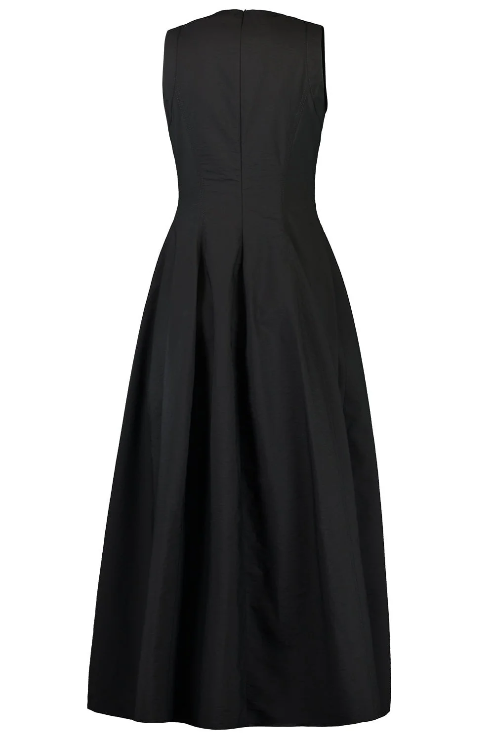Embroidered Magnolia Flower Structured Dress - Image 7