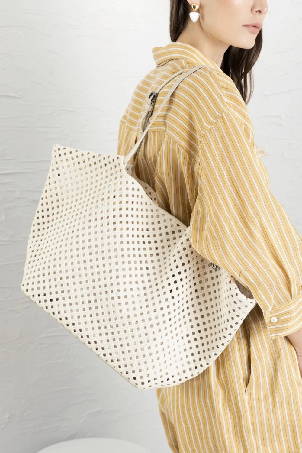 Embroidered Panier Handbag - Image 3