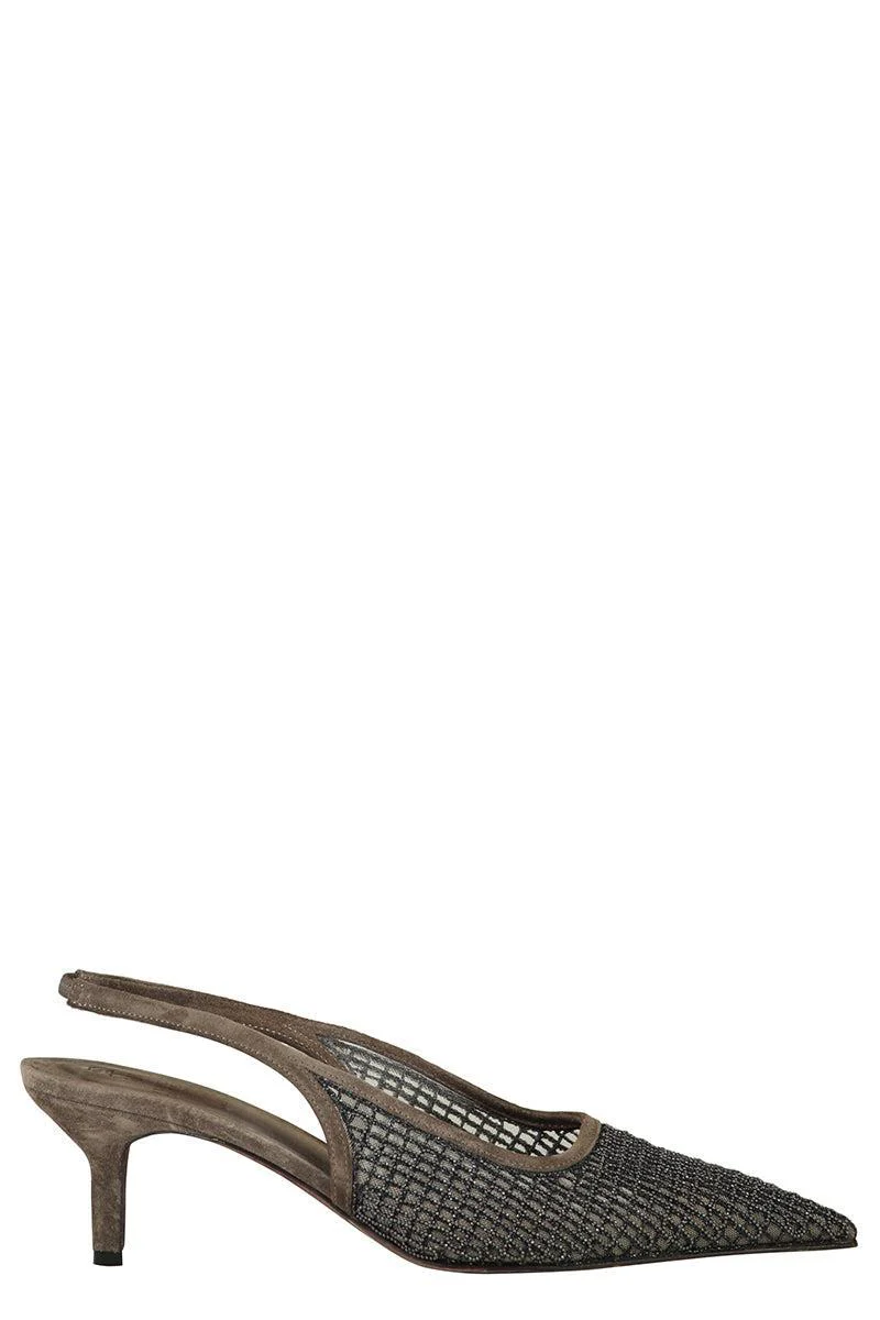 Embroidered Slingback 55