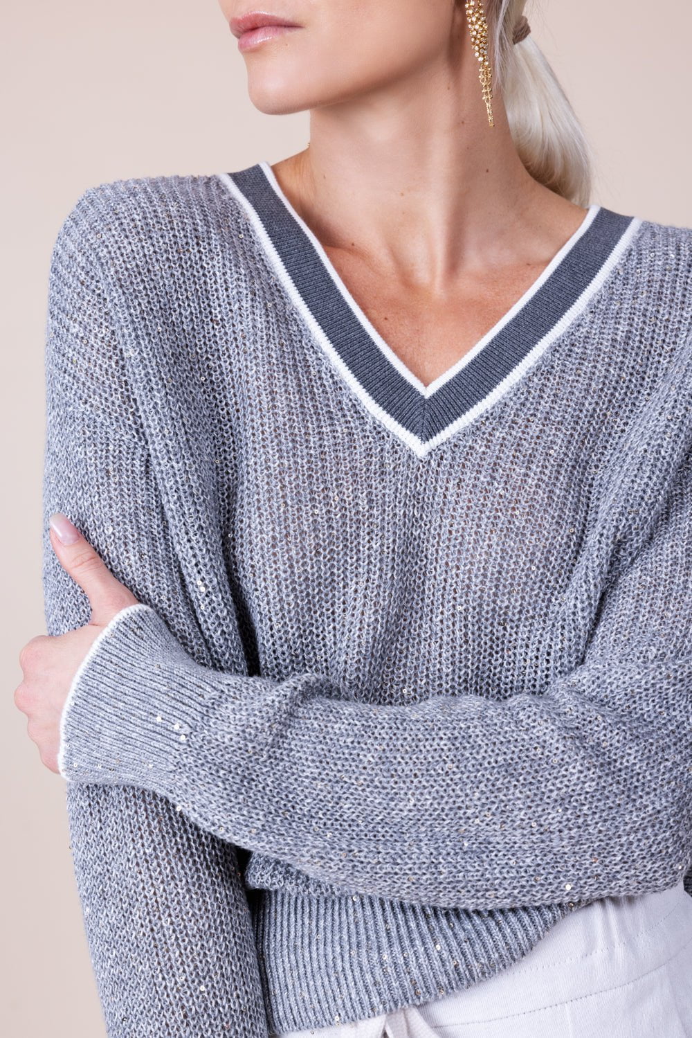 English Rib Dazzling Active Sweater - Image 2