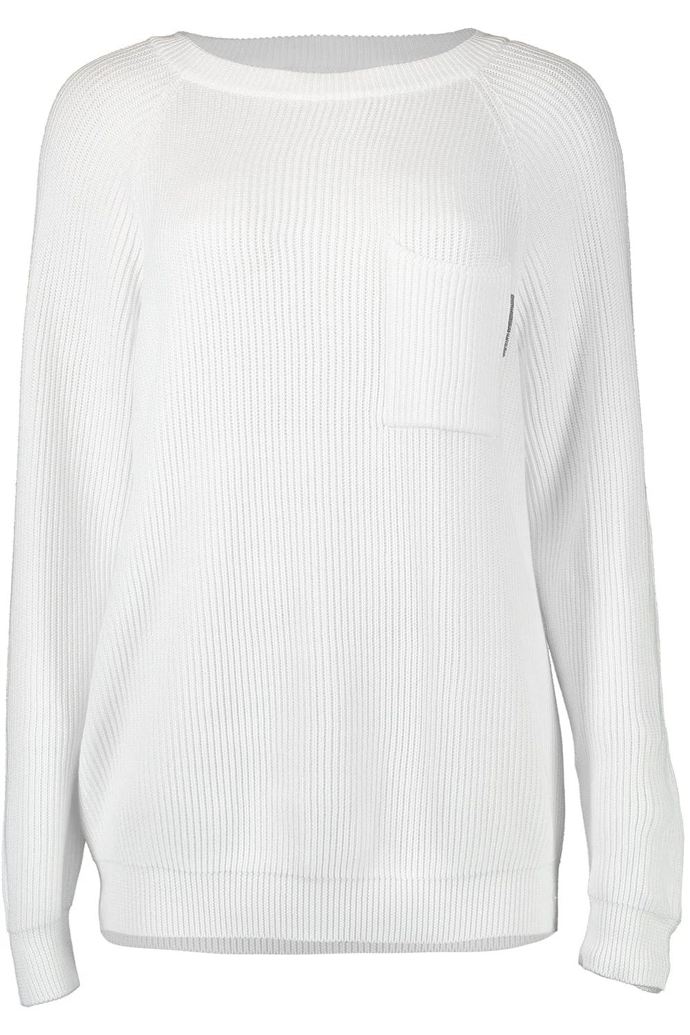 English Rib Monili Pocket Sweater