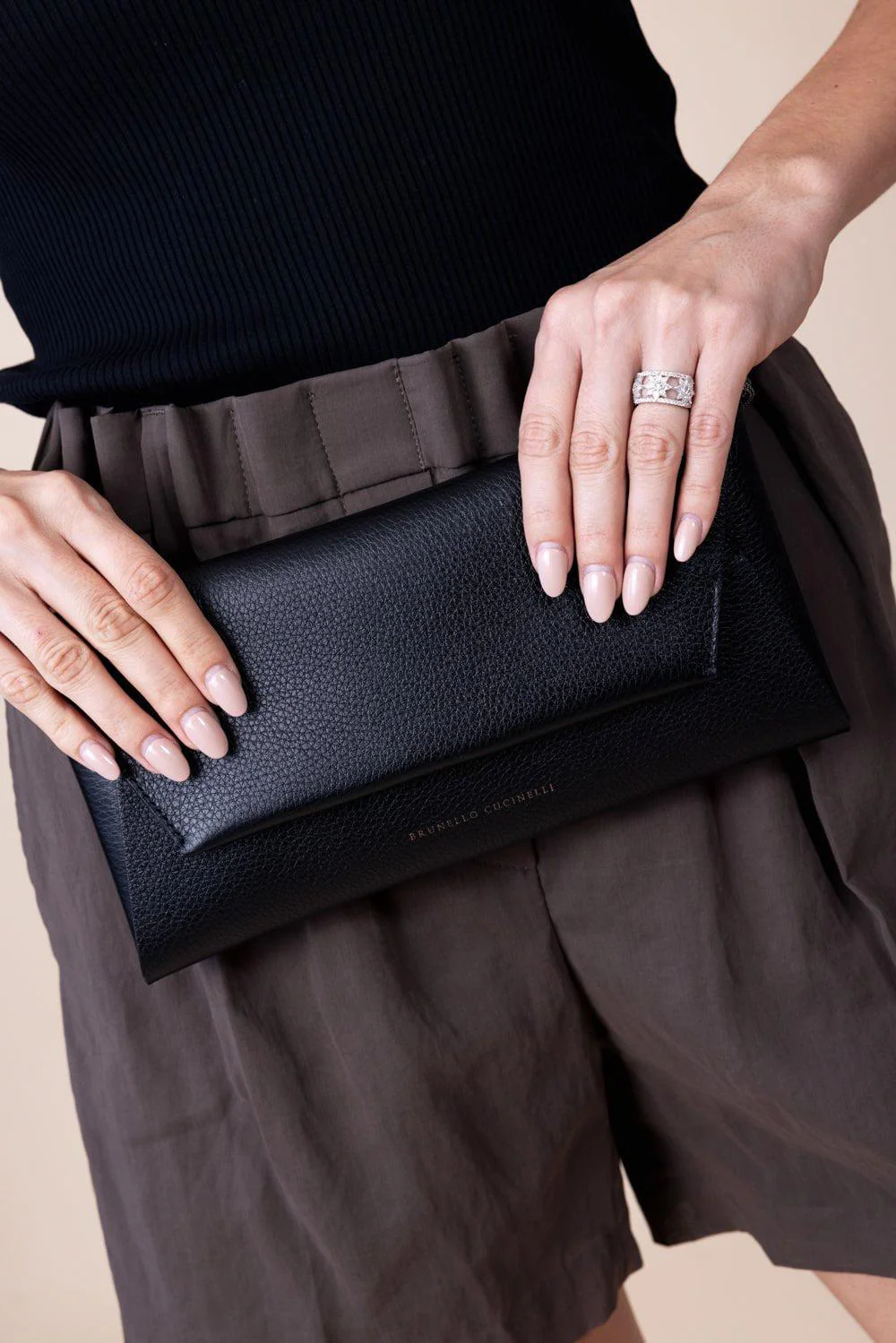 Envelope Clutch - Nero - Image 3