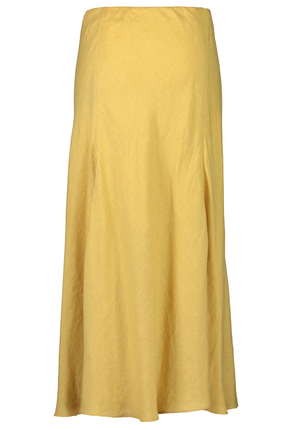 Fit And Flare Midi Skirt - Sun Yellow - Image 5
