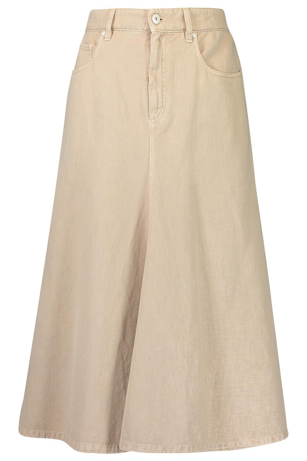 Five Pocket Flare Skirt