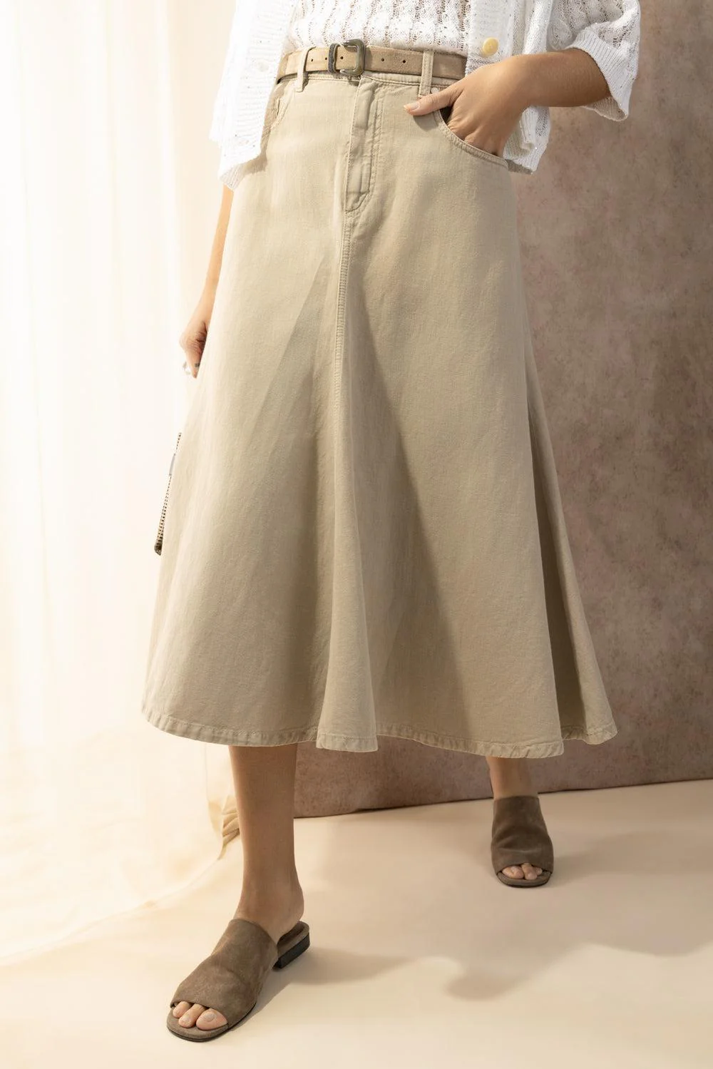 Five Pocket Flare Skirt - Image 3