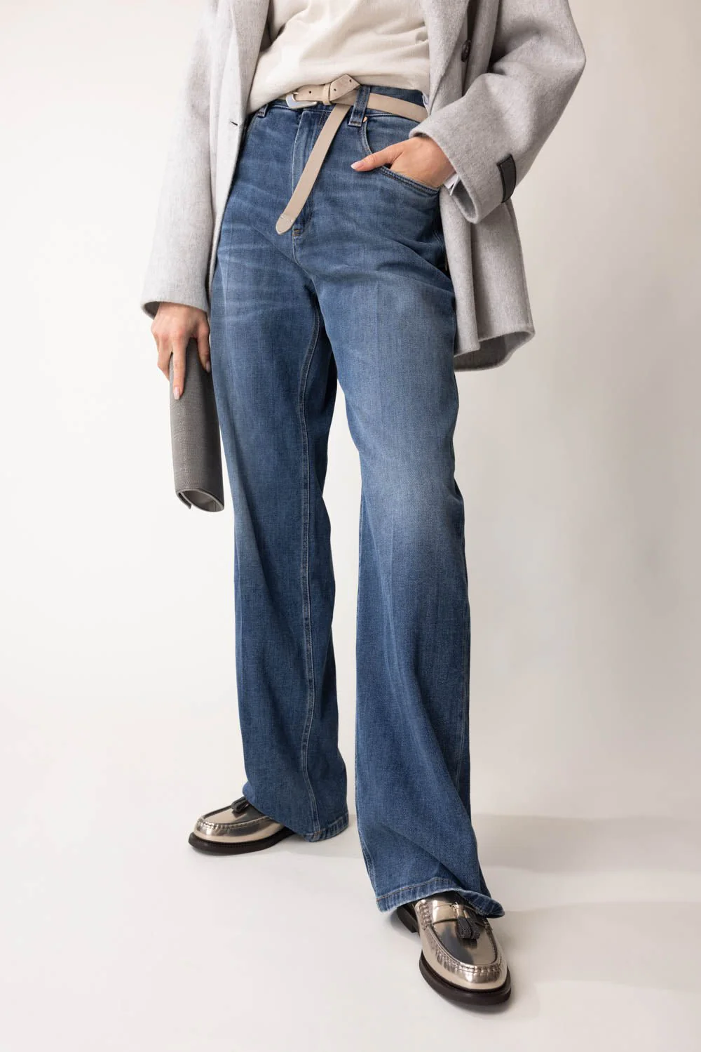 Five Pocket Loose Trousers - Image 4