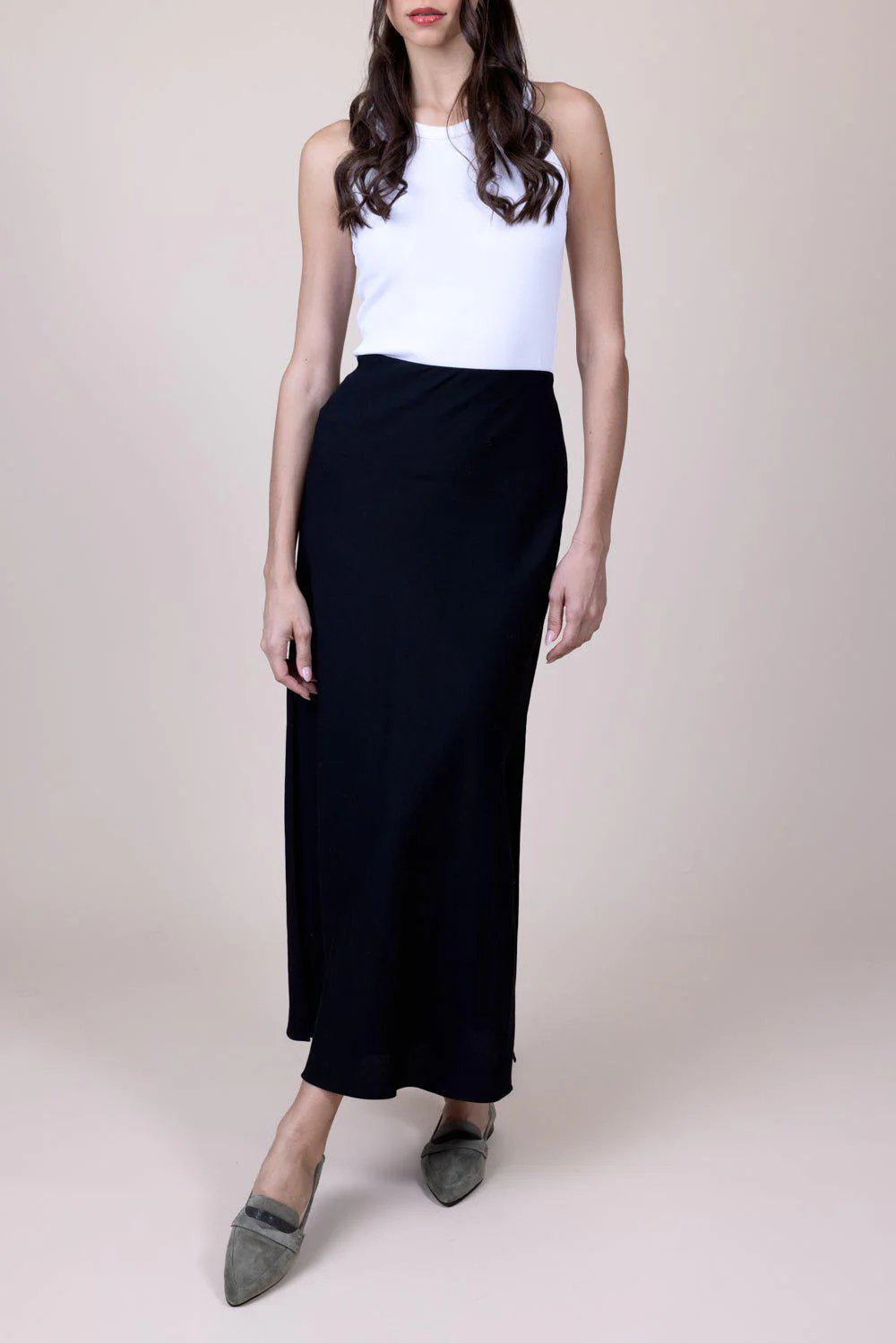 Fluid Skirt - Black - Image 3