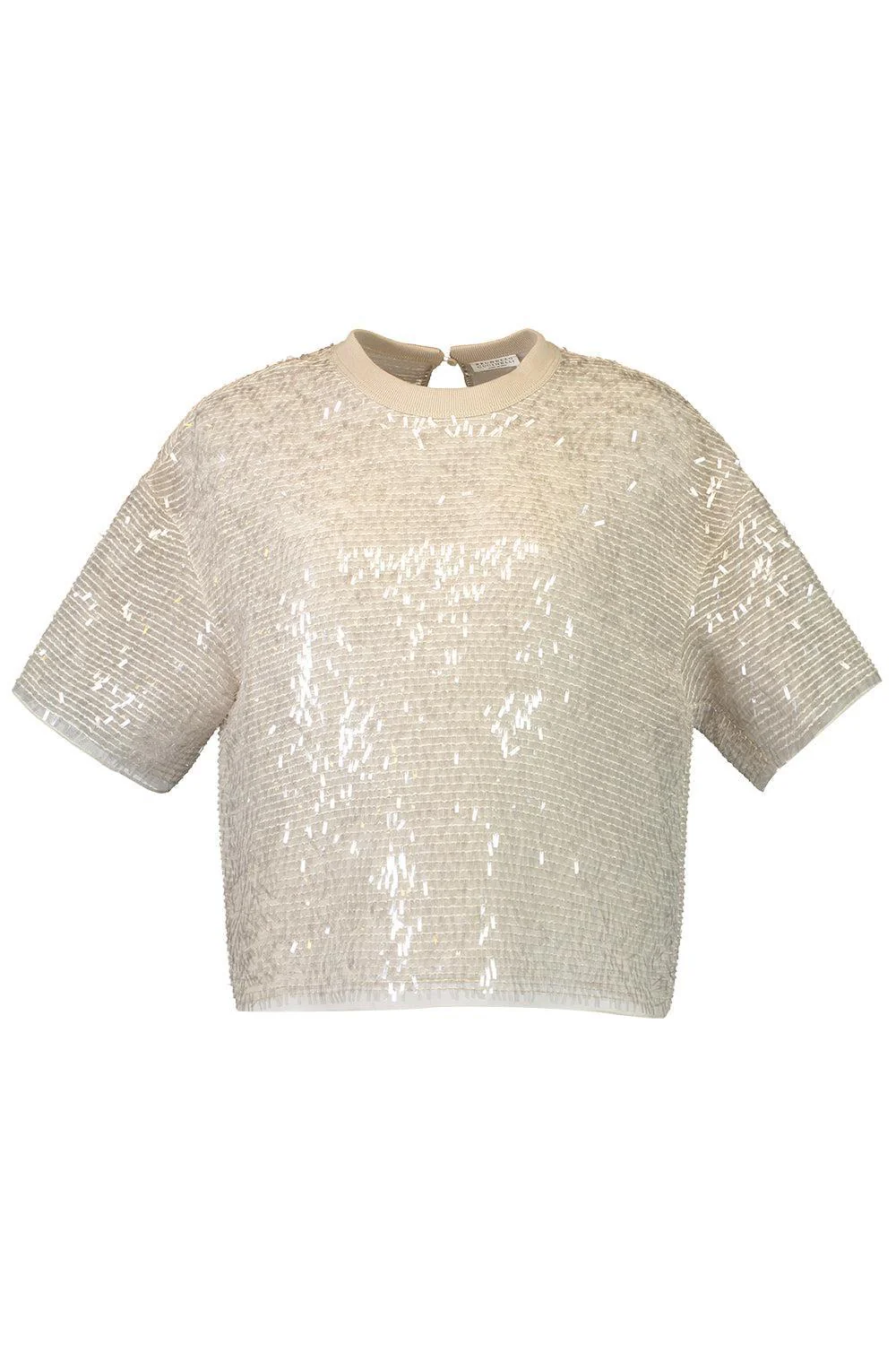 Fringe Embroidered Tee