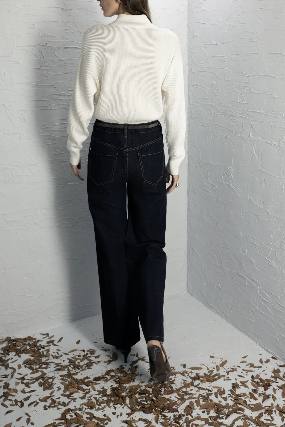 Full Zip Rib Cardigan - Image 3