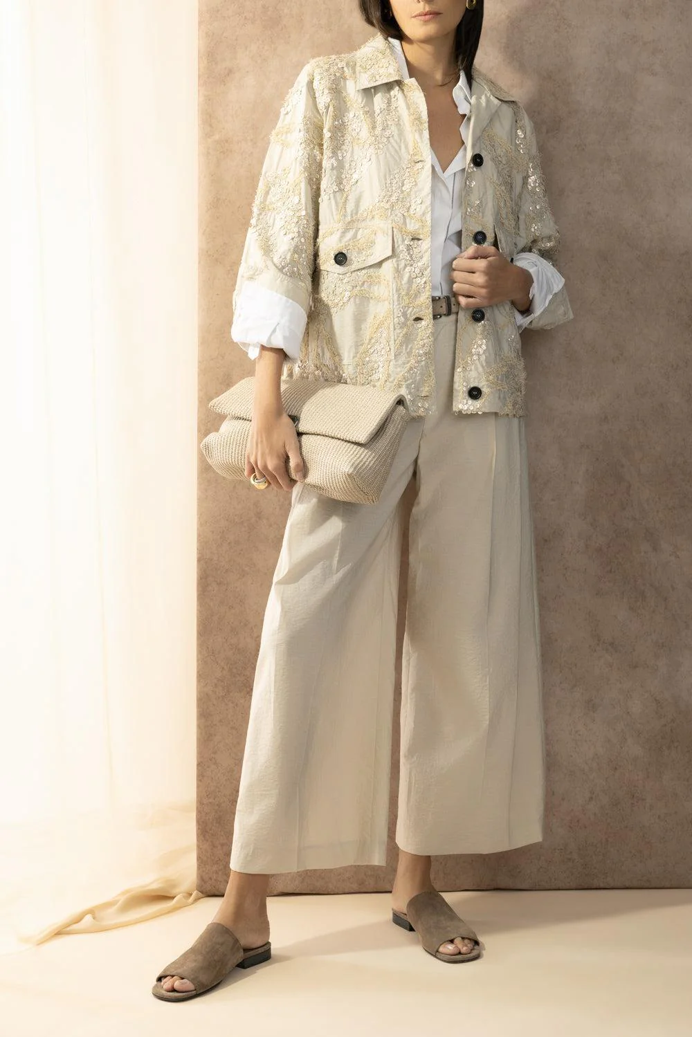 Halo Deconstructed Embroidered Jacket - Image 2