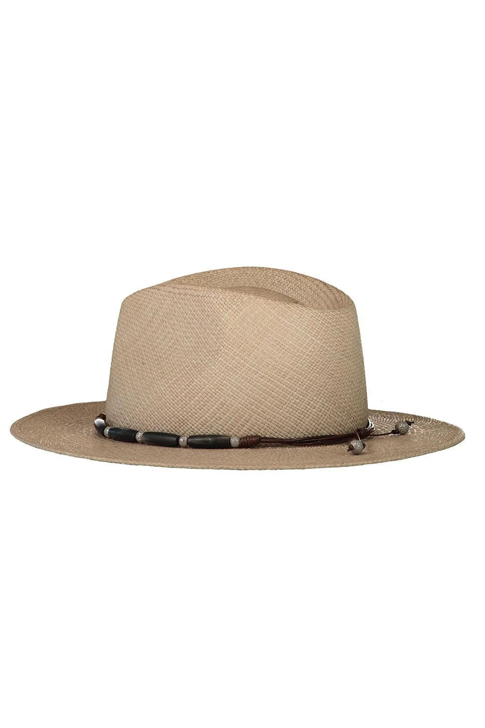 Horn Trim Panama Hat