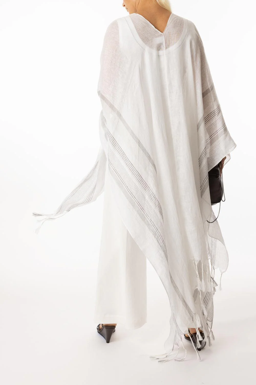 Long Lurex Poncho - Image 4