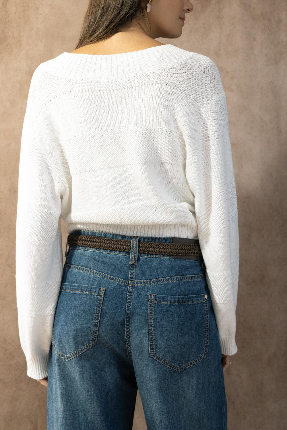 Long Sleeve Knit Pullover - Image 3