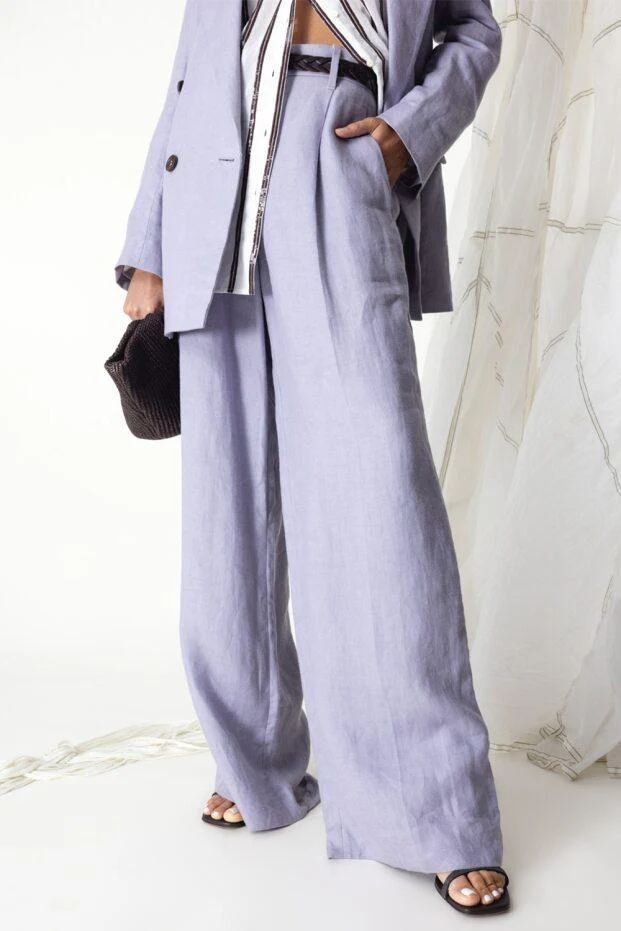 Loose Pleated Trousers - Image 3