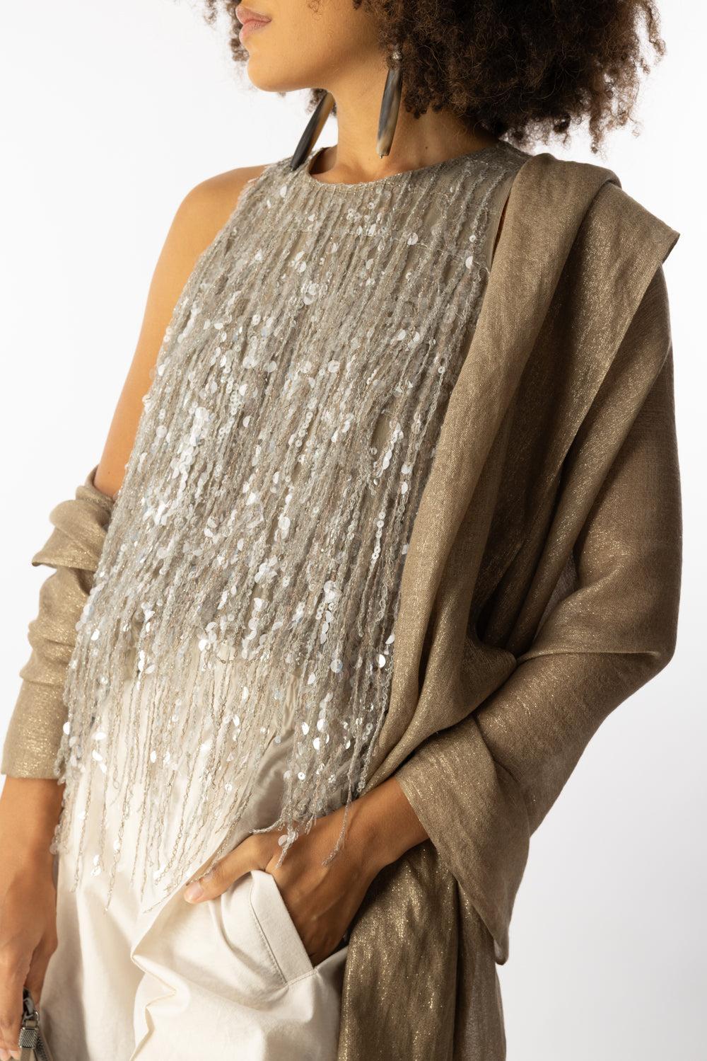 Lurex Scarf - Nutshell - Image 3