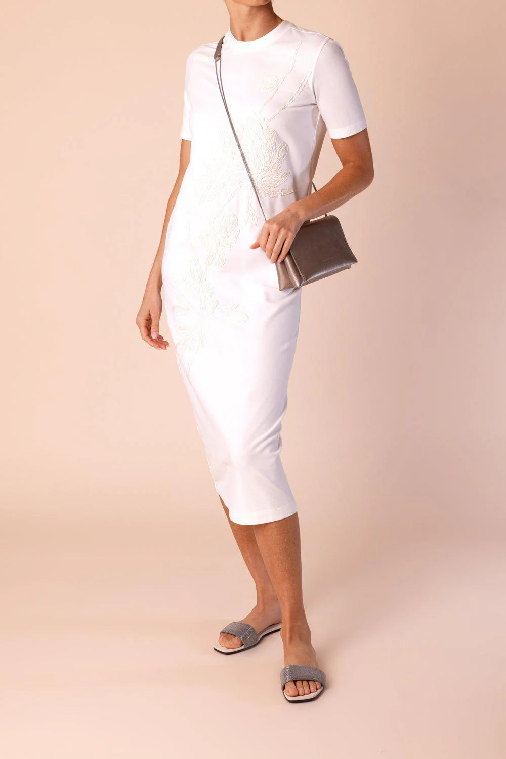 Magnolia Detail Dress - Image 3