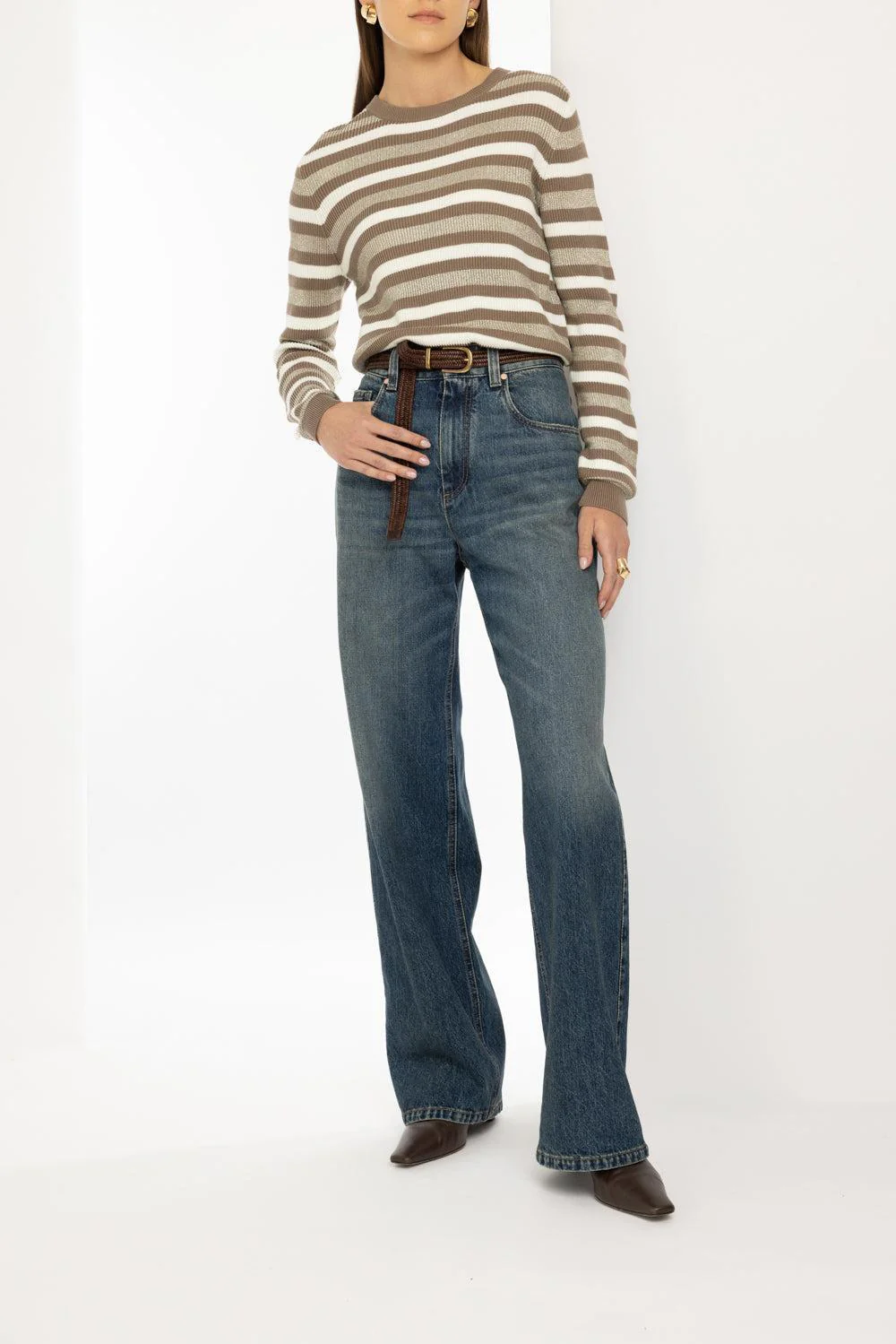 Marina Stripe Crewneck - Image 2