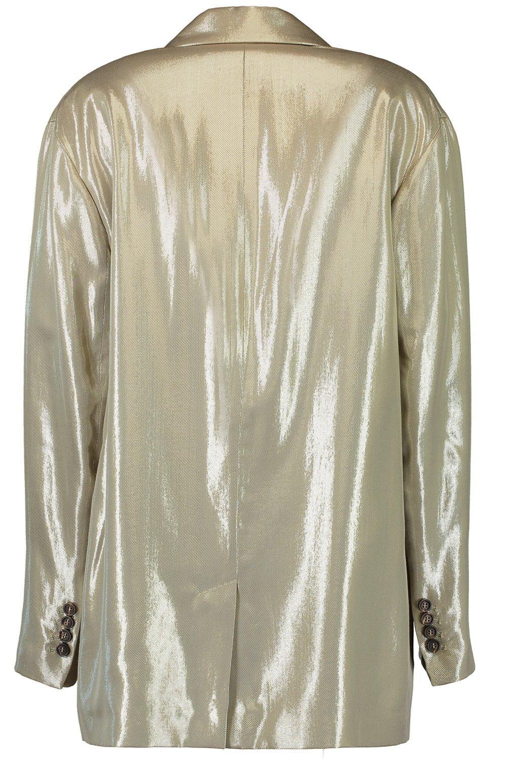 Metallic Single Breast Blazer - Image 4