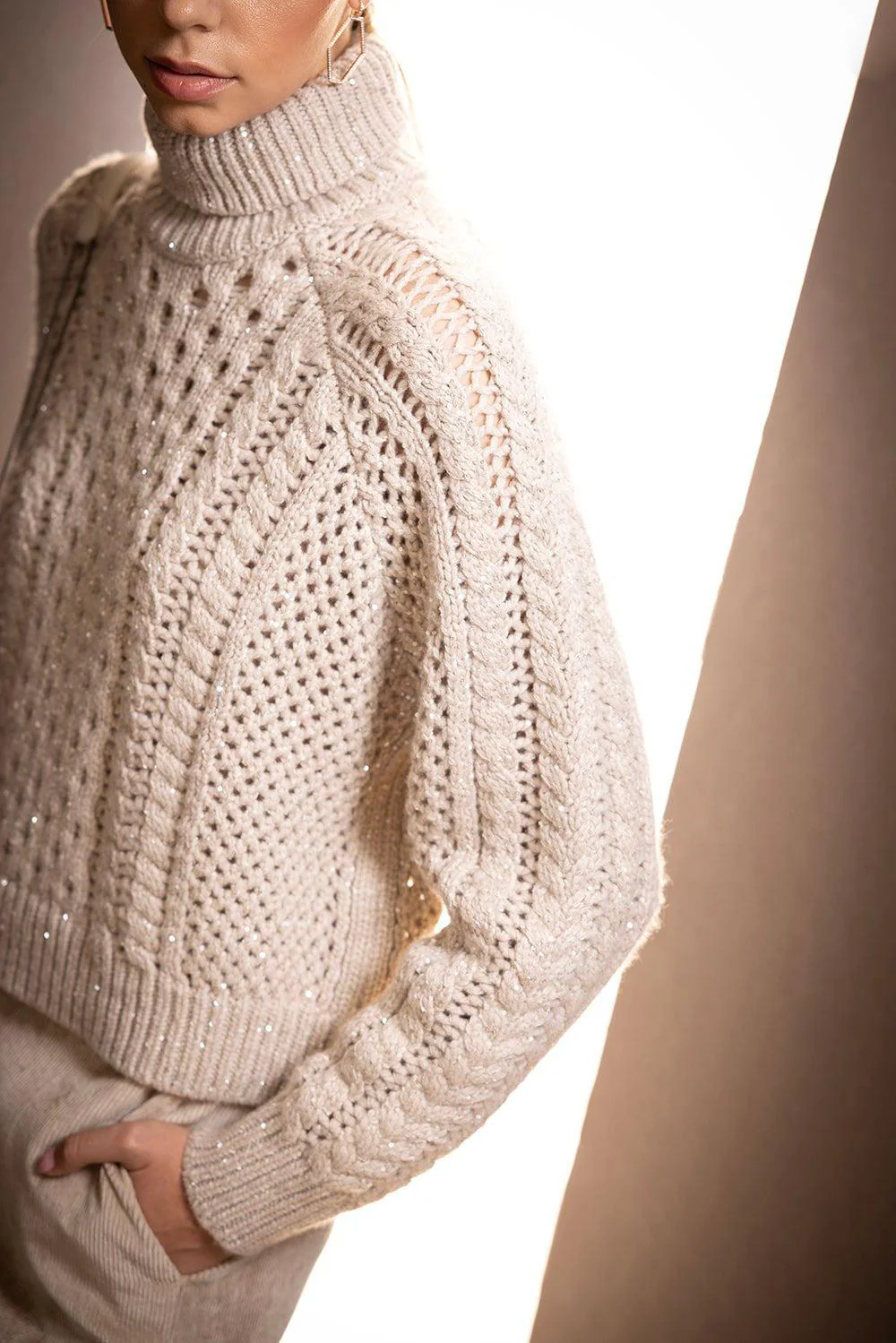 Micro Paillette Turtleneck - Image 3