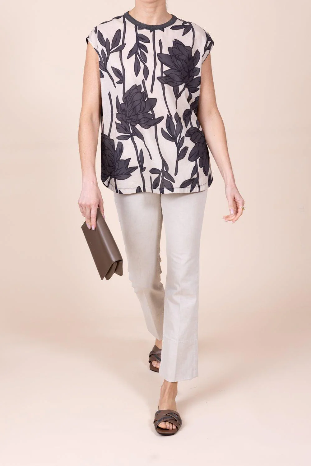 Monili Collar Cap Sleeve Blouse - Image 4
