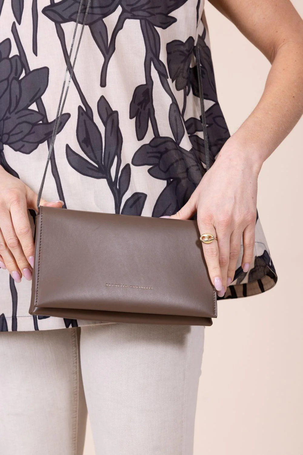 Monili Strap Shoulder Bag - Tawny - Image 4
