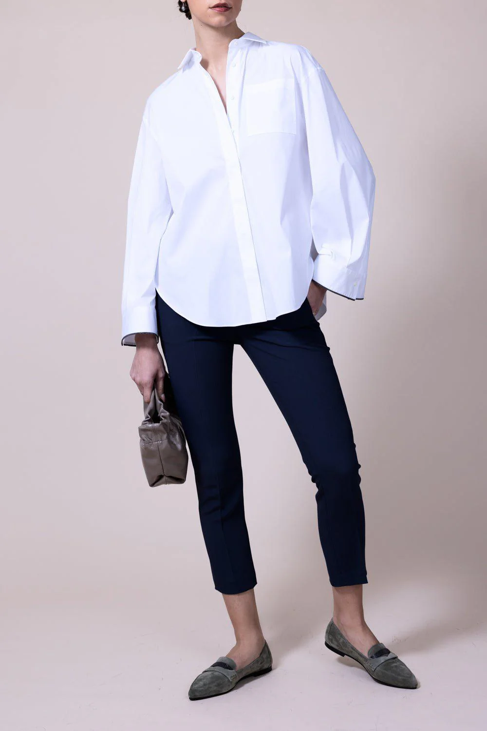Monili Trim Bell Sleeve Blouse - Image 4