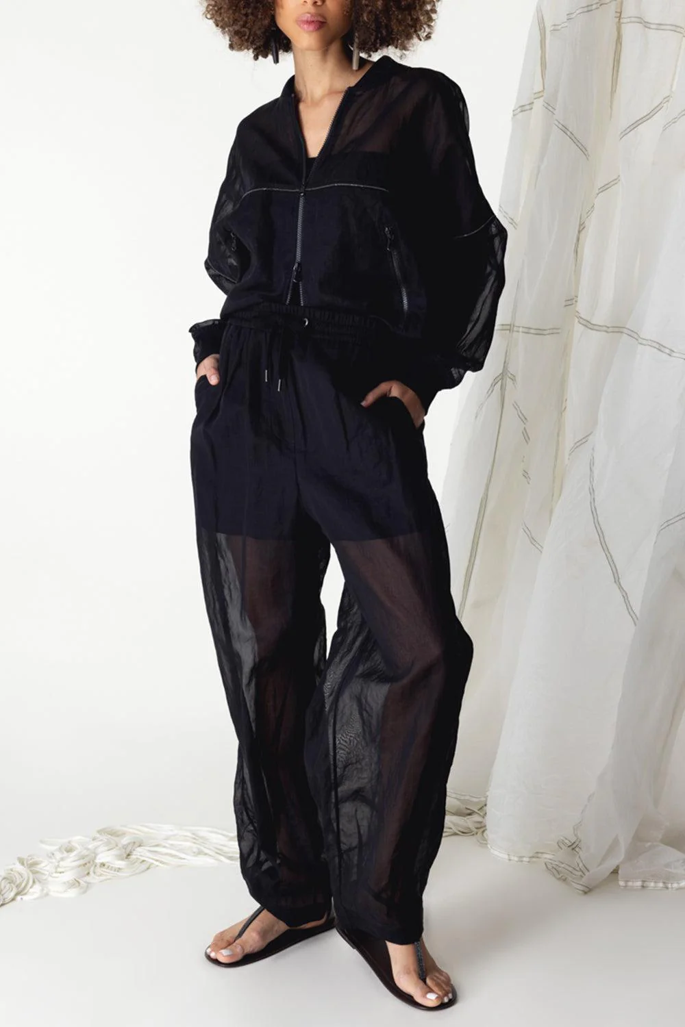 Monili Trim Full Zip Jacket - Image 3