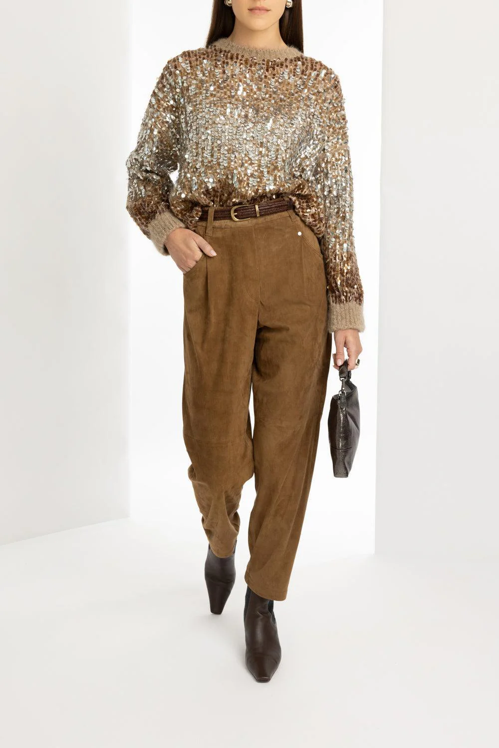Multi-Size Pailette Crewneck Sweater - Image 2