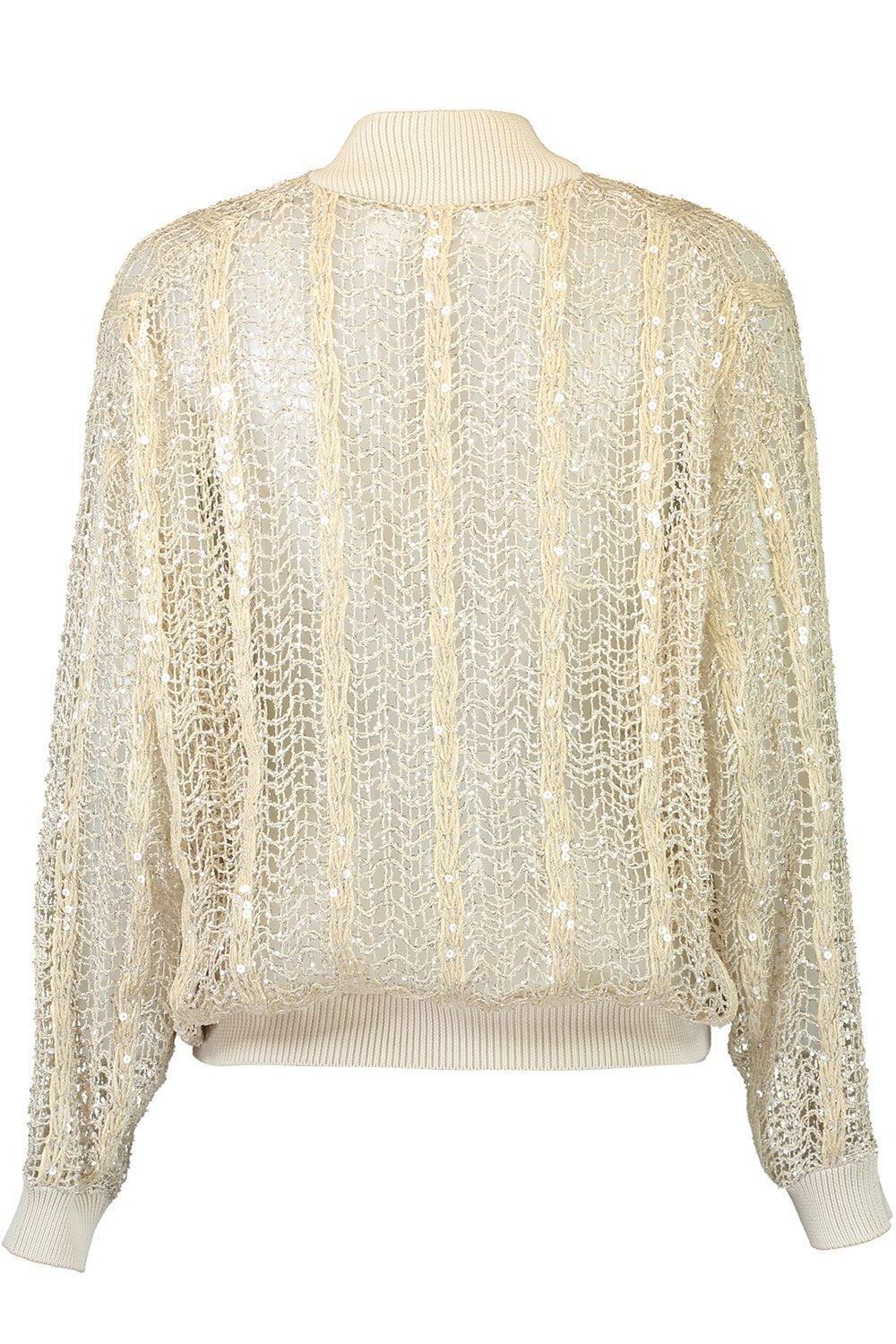 Net Embroidered Bomber - Image 2