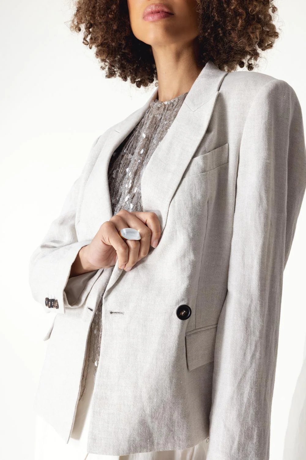One Button Blazer - Image 2