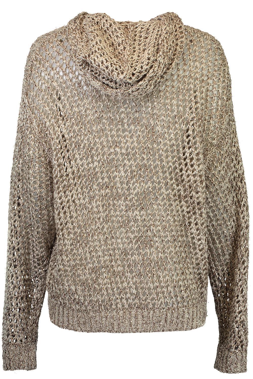 Open Weave Zip Cardigan - Image 5