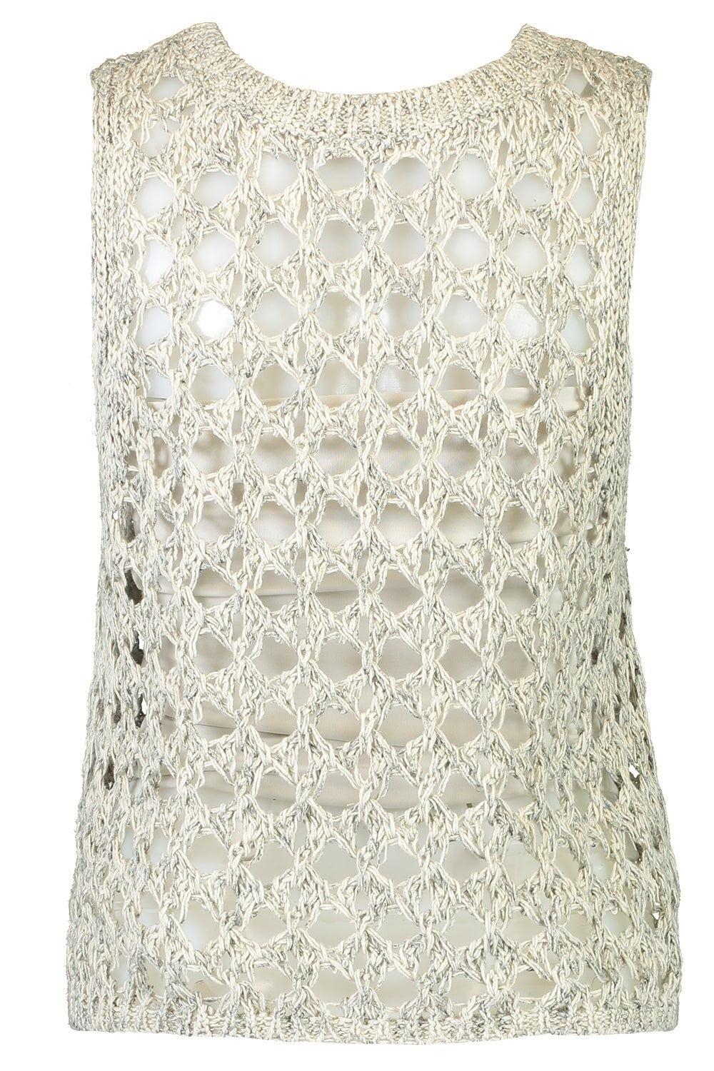 Openwork Knit Tank - Image 7