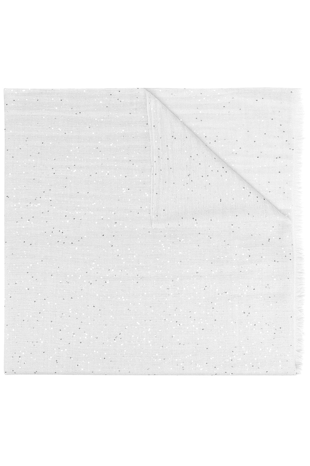Pailette Scarf - Bianco