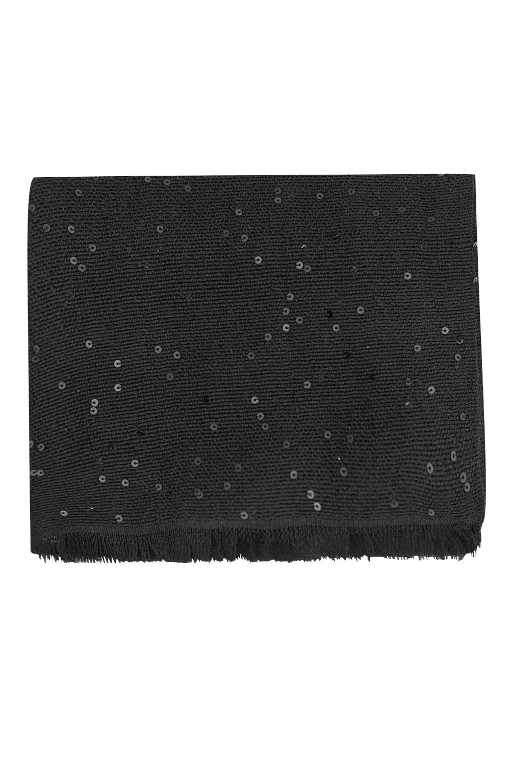 Pailette Scarf - Nero