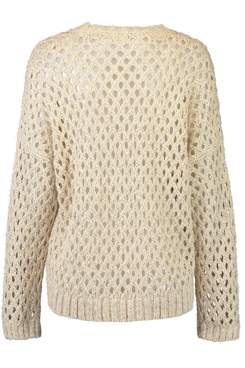 Pailette V-Neck Sweater - Image 5