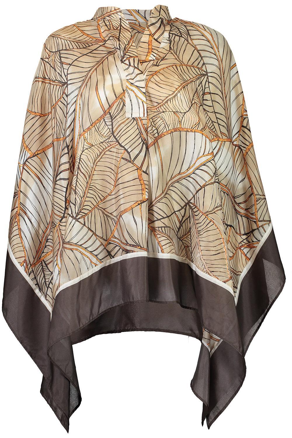 Papyrus Printed Poncho
