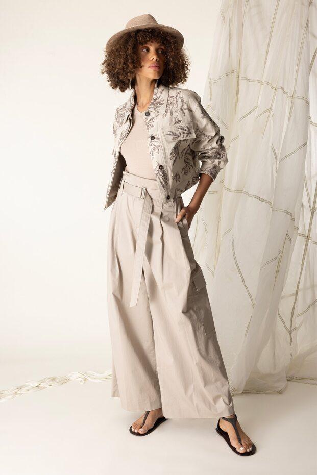 Pleated A-Line Trouser - Image 2