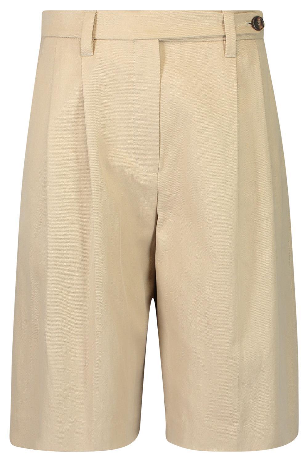 Pleated Bermuda Short