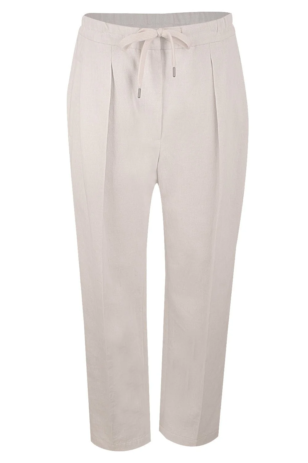 Pleated Straight Leg Pant