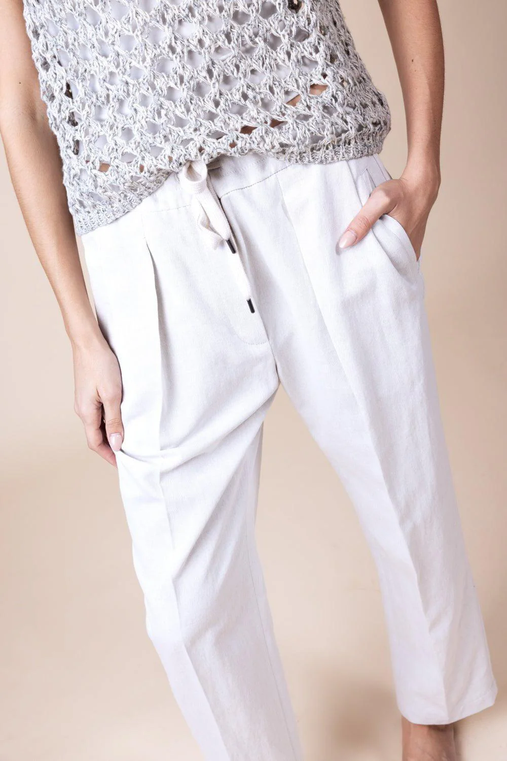 Pleated Straight Leg Pant - Image 6