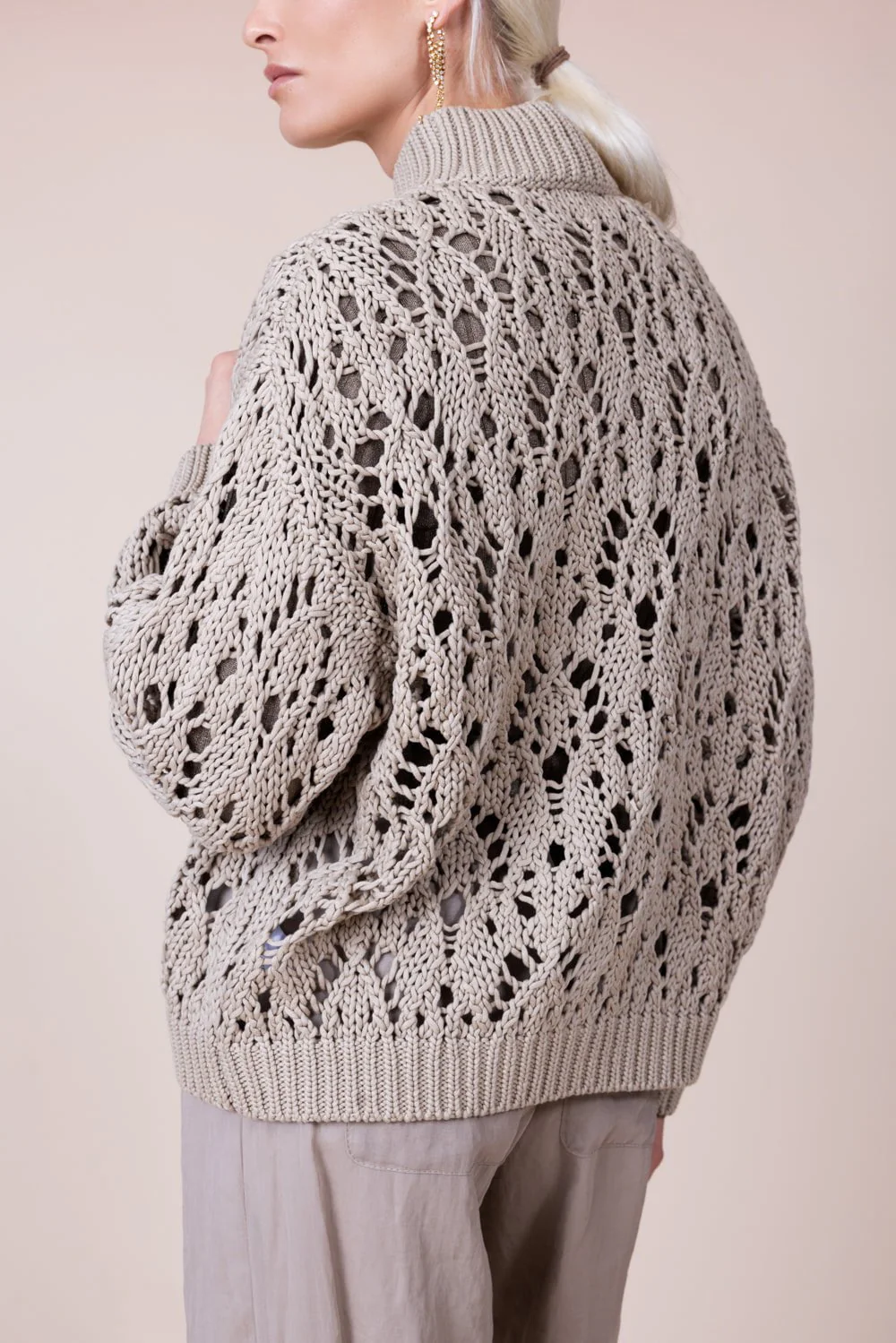 Precious Zipper Pull Cardigan - Image 5