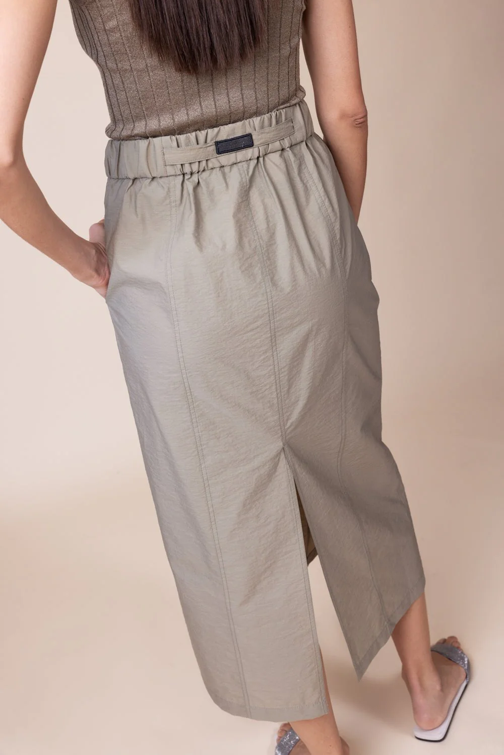 Pull On Midi Skirt - Image 7