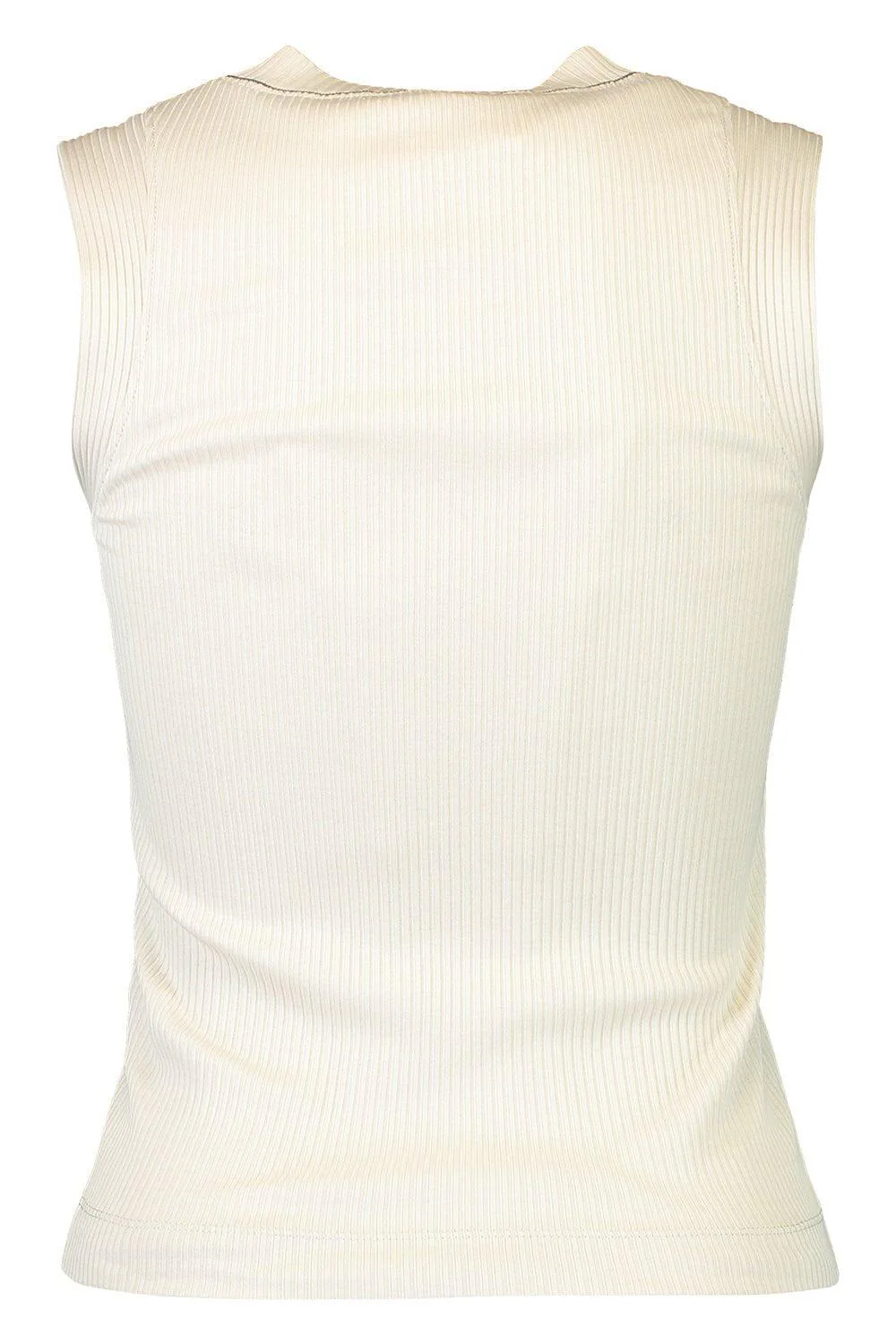 Ribbed Tank - Beige - Image 7