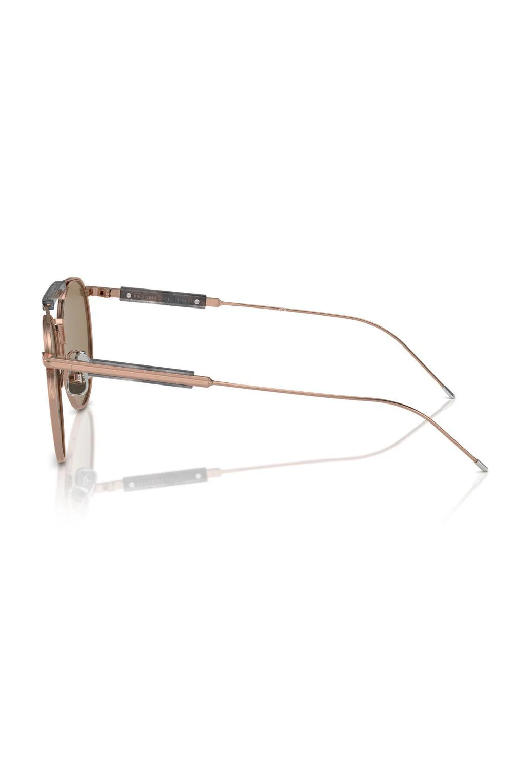 Round Sunglasses - Rose Gold - Image 5