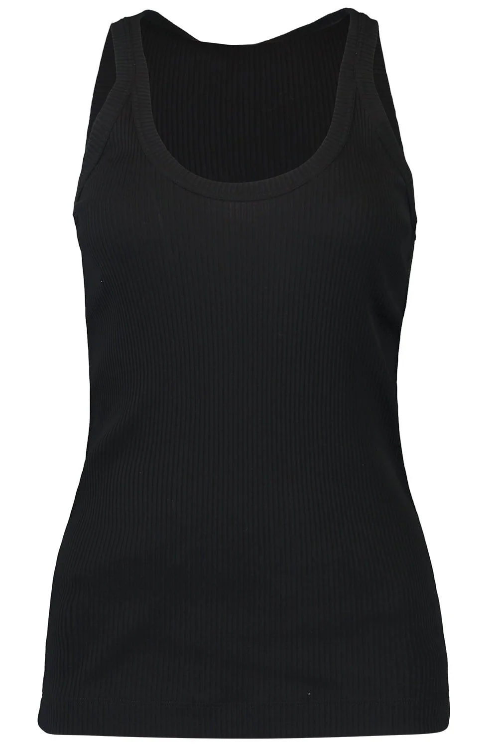 Scoop Neck Tank - Black