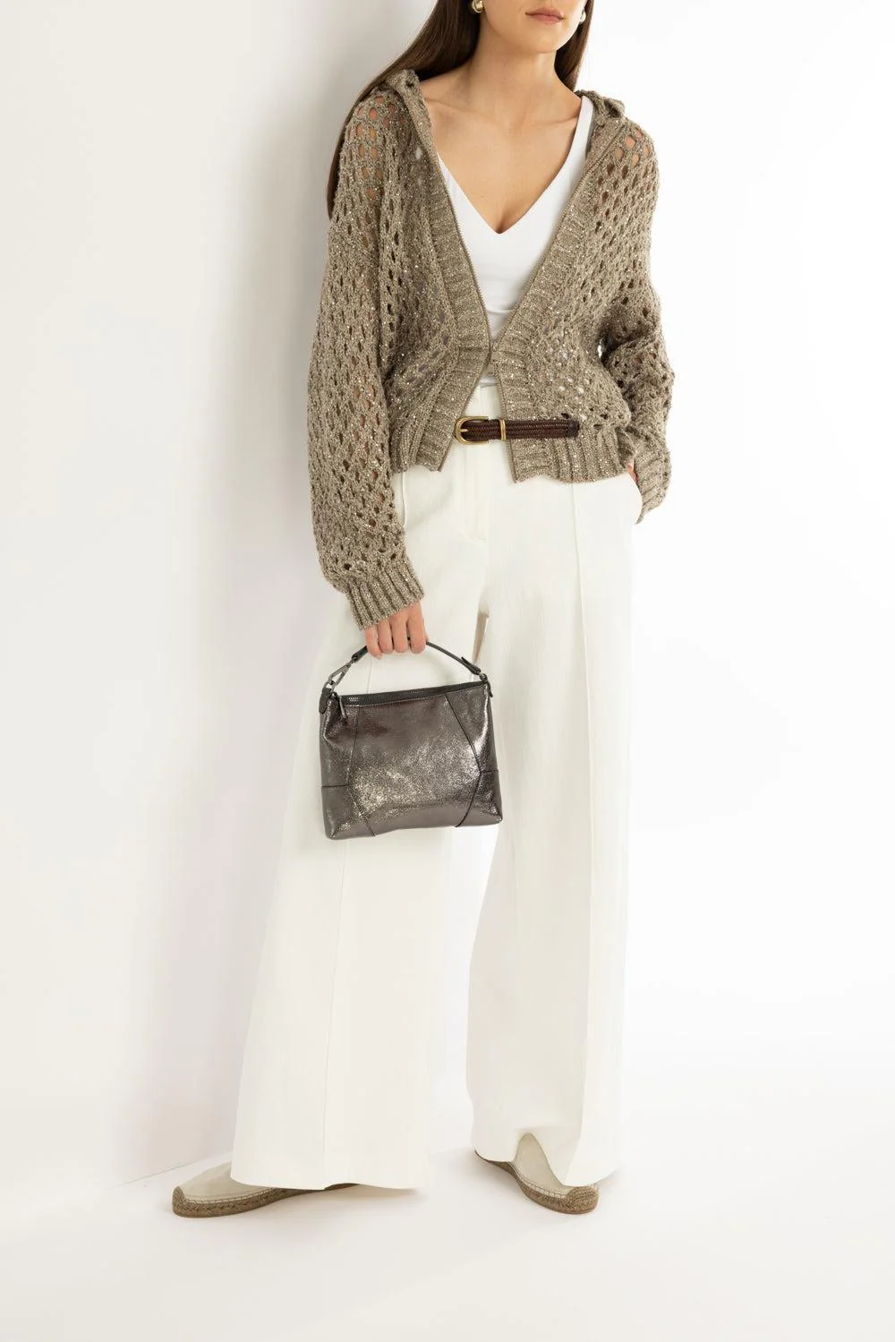 Sparkling Zip Cardigan - Image 2